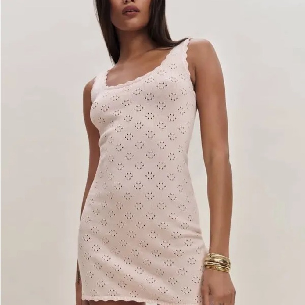 Reformation: Forest Cotton Sweater Dress